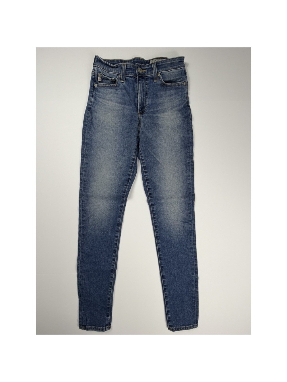 AG Adriano Goldschmied The Mila Ankle Super High Rise Skinny Jeans Size 25R